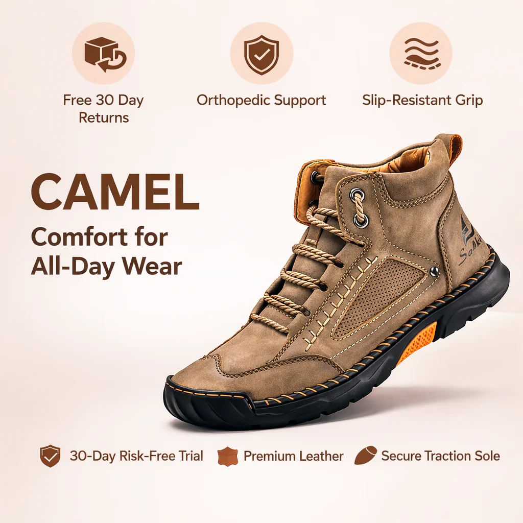 Soleriss Comfort Leather Boots