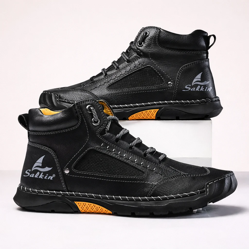 Soleriss Comfort Leather Boots