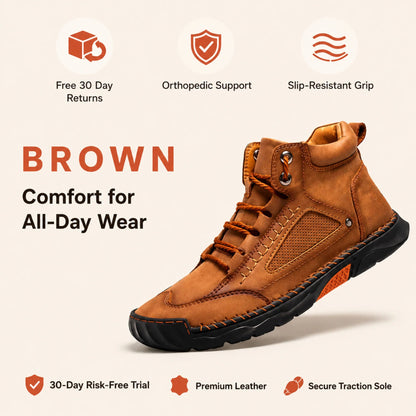 Soleriss Comfort Leather Boots